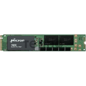 Накопитель Micron SSD 7450 PRO, 960GB, M.2(22x110mm), NVMe, PCIe 4.0 x4, 3D TLC, R/W 5000/1400MB/s, IOPs 520 000/82 000, TBW 1700, DWPD 1 (12 мес.)
