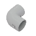 Угол 90 соединительный для трубы ø 32 мм (25 шт./уп.) REXANT, фото 1