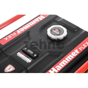 Бензоэлектростанция Hammer Flex GN4000E  электрозапуск 3.5КВт 220В 50Гц бак 20л непр.13ч