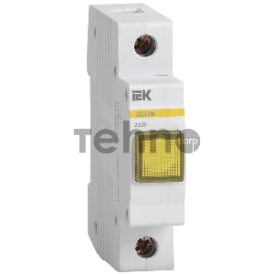 Лампа сигнальная ЛС-47М жел. ИЭК MLS20-230-K05