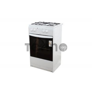 Плита комбинированная DARINA S KM521 300 W, 50х45см, 2 газ. конфорки, эл. духовка, цвет белый