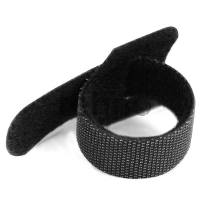 Хомут для кабеля Hyperline WASN-150-BK-10 липучка с мягкой застежкой, 150x15 мм, черный (10 шт.)