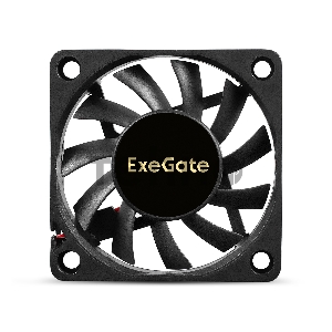 Вентилятор 12В DC ExeGate ExtraPower EP06010B2P (60x60x10 мм, 2-Ball (двойной шарикоподшипник), 2pin, 3200RPM, 26dBA)