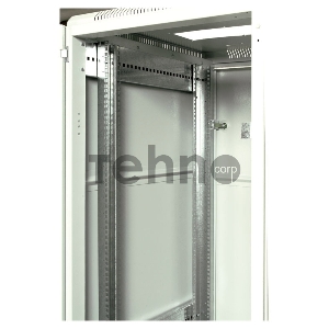 Шкаф телеком. напольный 42U (600x1000) дверь перфориров. 2 шт. (ШТК-М-42.6.10-44АА) (3 коробки)