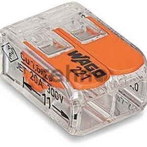 Клемма универс. компактная 2х(0.14-4.0) WAGO 221-412