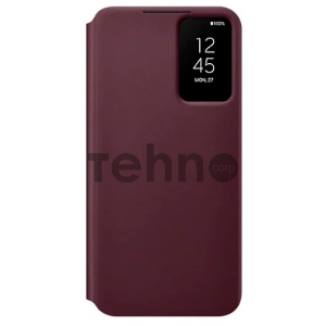 Чехол (флип-кейс) Samsung для Samsung Galaxy S22+ Smart Clear View Cover бургунди (EF-ZS906CEEGRU) Чехол (флип-кейс) Samsung для Samsung Galaxy S22+ Smart Clear View Cover бургунди (EF-ZS906CEEGRU)