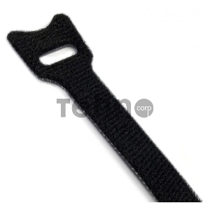 Хомут для кабеля Hyperline WASN-150-BK-10 липучка с мягкой застежкой, 150x15 мм, черный (10 шт.)