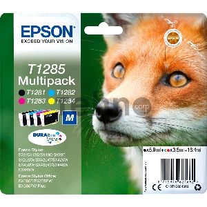 Картридж струйный Epson T1285 C13T12854012 4цв. набор карт. для Epson S22/SX125