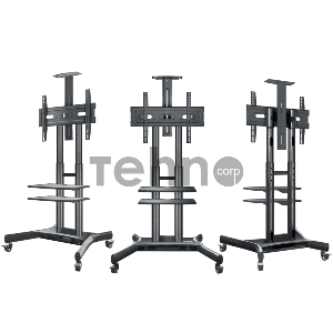 Стойка для телевизора с кронштейном ONKRON TS1552 40-70, мобильная, чёрная