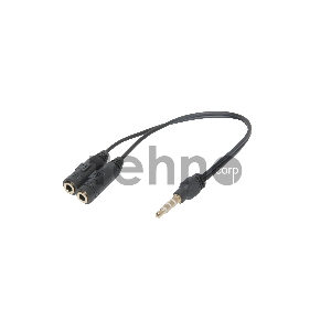 Переходник Defender Headset Jack 2*3.5jack—3.5 4pin jack 0,15м Переходник Defender Headset Jack 2*3.5jack—3.5 4pin jack 0,15м