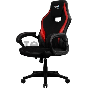 Кресло для геймера Aerocool AERO 2 Alpha Black Red , черно-красное, до 125 кг, ШxДxВ : 64x67x111-119см, газлифт класс 4 до 100 мм, механизм Бабочка