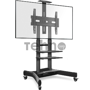 Стойка для телевизора с кронштейном ONKRON TS1552 40-70, мобильная, чёрная