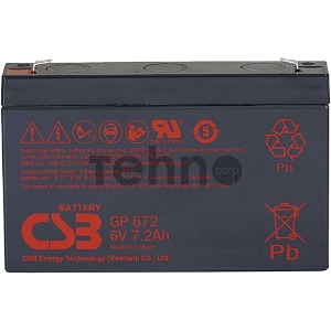 Батарея CSB GP 672 (6V 7.2Ah)