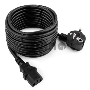 Кабель Gembird Power 250V 10A EUR, VDE Кабель питания сетевой, Евровилка, заземление, 5m (PC-186-VDE-5M) Кабель Gembird Power 250V 10A EUR, VDE Кабель питания сетевой, Евровилка, заземление, 5m (PC-186-VDE-5M)