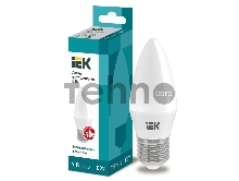Лампа светодиодная ECO C35 свеча 7Вт 230В 4000К E27 ИЭК LLE-C35-7-230-40-E27