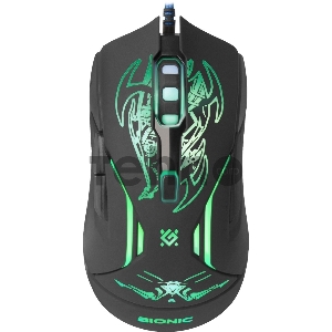 Мышь Defender Bionic GM-250L [52250] {Проводная игровая мышь, оптика,6кнопок,800-3200dpi}