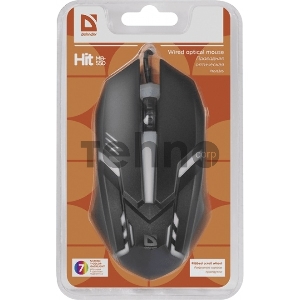 Мышь DEFENDER USB OPTICAL HIT MB-550 BLACK 52550