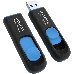 Флеш Диск 128GB ADATA UV128, USB 3.0, черный/синий, фото 2