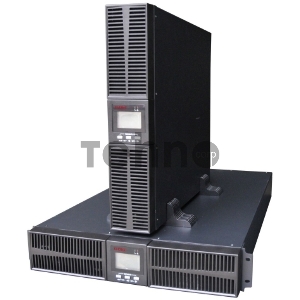 ИБП ДКС Онлайн серии Small Rackmount, 3000 ВА/2700 Вт, 1/1, 8xIEC C13, EPO, USB, RS-232, RJ45, Rack 2U, 6x9Ач