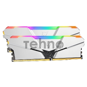 Модуль памяти DDR4 Netac Shadow RGB 16GB (2x8GB) 3600MHz CL18 1.35V / NTSRD4P36DP-16SC / Silver / with radiator