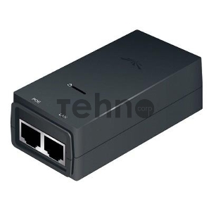 Сетевое оборудование UBIQUITI POE-24-12W(EU) блок питания с PoE, 220 VAC -> 12VDC, 0,5A - для абонентов