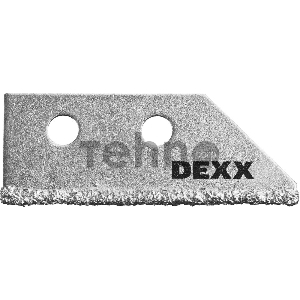 Лезвие DEXX сменное с карбидным напылением для скребка 33413, 1шт