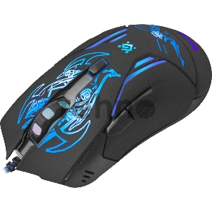 Мышь Defender Bionic GM-250L [52250] {Проводная игровая мышь, оптика,6кнопок,800-3200dpi}