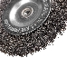 Щетка дисковая для дрели KRANZ витая стальная проволока 75 мм KRANZ, фото 1