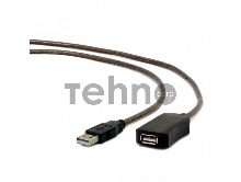 Кабель удлинитель USB 2.0 активный Cablexpert UAE-01-15M, AM/AF, 15м