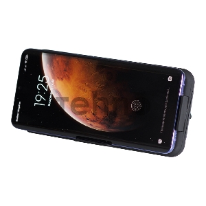 Мобильный аккумулятор Cactus CS-PBFSQT-10000 Li-Pol 10000mAh 3A+3A черный 1xUSB беспроводная зарядка