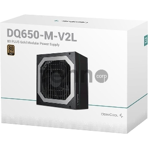 Блок питания DeepCool DQ650-M-V2L, ATX, 650 Вт, 80+ Gold, модульный
