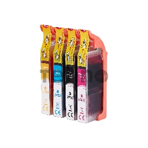 Набор струйных картриджей Sakura 6524B004 (451 C/M/Y/BK) для Canon, мультипак, 10,2/10,2/10,2/10,2 мл., 4425/665/660/685 к.