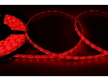 LED лента силикон, 8 мм, IP65, SMD 2835, 60 LED/m, 12 V, цвет свечения красный