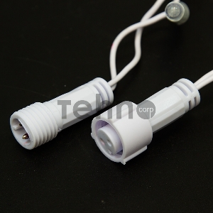 Гирлянда Нить 10м, постоянное свечение, белый ПВХ, 24В, цвет: Тёплый белый