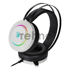 Наушники с микрофоном A4Tech Bloody G521 белый 2.3м мониторные оголовье (G521 (WHITE)) Наушники с микрофоном A4Tech Bloody G521 белый 2.3м мониторные оголовье (G521 (WHITE))
