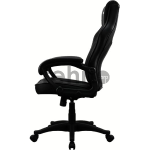 Кресло игровое AEROCOOL AС40C AIR, на колесиках, полиуретан, черный [aс40c air black]