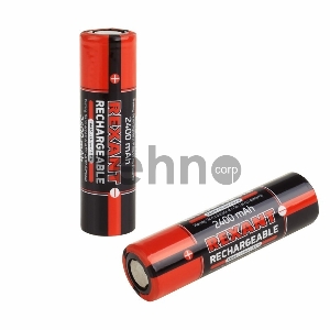 Аккумулятор 18650 unprotected Li-ion 2400 mAH 3.7 В REXANT