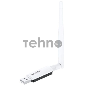 Сетевое оборудование TENDA U1 300Mbps High Gain Wireless N USB Adapter, 2T2R, 2.4GHz, 802.11n/g/b, 1 3.5dBi detachable antenna,Compatibilities:Windows xp/Vista/7/8/8.1/10,MAC OS 10.4~10.10