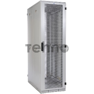 Шкаф серверный напольный 42U (800×1200) дверь перф, задние двойные перфорир