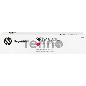 Картридж HP 981YC пурпурный Extra High Yield