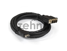 Кабель Exegate EX284893RUS  HDMI-DVI ExeGate EX-CC-HDMIM-DVIM-1.8 (19M/19M, single link, 1,8м,позолоченные контакты)