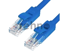 Патч-корд Greenconnect прямой 1.5m, UTP кат.5e, синий, позолоченные контакты, 24 AWG, литой, GCR-LNC01-1.5m, ethernet high speed 1 Гбит/с, RJ45, T568B Greenconnect Патч-корд прямой 1.5m, UTP кат.5e, синий, позолоченные контакты, 24 AWG, литой, GCR-LNC01-1.5m, ethernet high speed 1 Гбит/с, RJ45, T568B