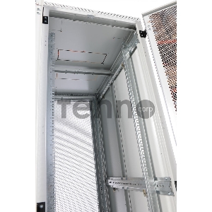 Шкаф серверный напольный 42U (800×1200) дверь перф, задние двойные перфорир