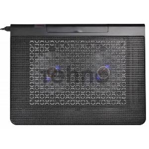 Подставка Buro BU-LCP170-B214 17398x300x29мм 2xUSB 2x 140ммFAN 926г металлическая сетка/пластик черный Подставка Buro BU-LCP170-B214 17398x300x29мм 2xUSB 2x 140ммFAN 926г металлическая сетка/пластик черный