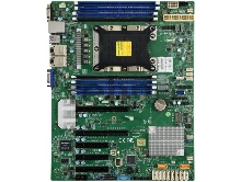 Материнская плата Supermicro MBD-X11SPI-TF-B Xeon Single Socket S3647, 8x 288-pin DDR4 DIMM slots, 2x 10GbE LAN ports, 10x SATA3 (6Gbps) via C622, Bulk