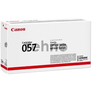 Тонер-картридж Canon 057 черный для MF449x/MF446x/MF445dw/MF443dw, LBP225x/LBP226dw/LBP223dw 3100 стр