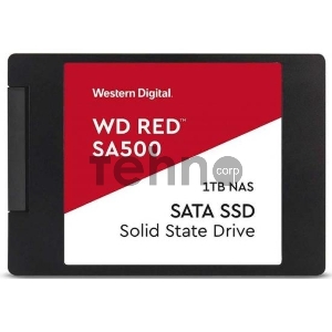 Накопитель твердотельный WD Твердотельный накопитель SSD WD Red™ SA500 NAS 3D NAND WDS100T1R0A 1ТБ 2,5 SATA-III (TLC)