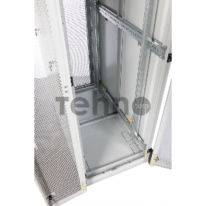 Шкаф серверный напольный 42U (800×1200) дверь перф, задние двойные перфорир