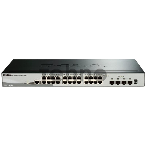Сетевое оборудование D-Link DGS-1510-28X/A1A Управляемый стекируемый коммутатор SmartPro с 24 портами 10/100/1000Base-T и 4 портами 10GBase-X SFP+