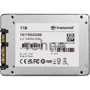 Накопитель SSD 2.5 Transcend 1.0Tb SSD225S <TS1TSSD225S> (SATA3, up to 550/500Mbs, 3D NAND, 360TBW, 7mm)